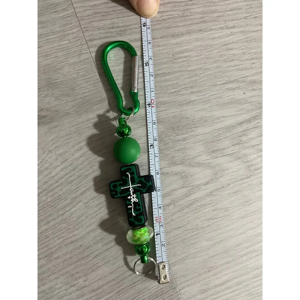 Cross purse charm keychain